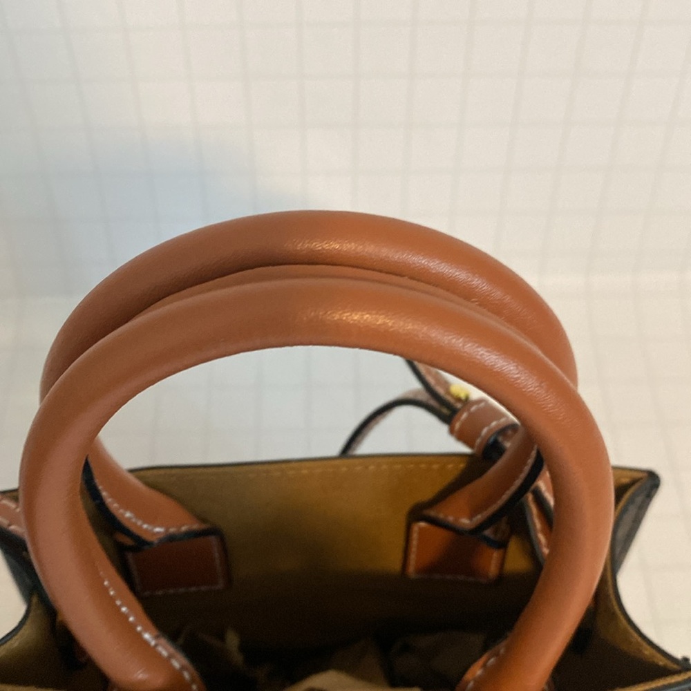 Celine Brown & Black Triomphe Mini Bag - Picture 5 of 12